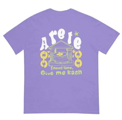 CAMISETA ARETE, GIVE ME KASH - LILA || SPRING22