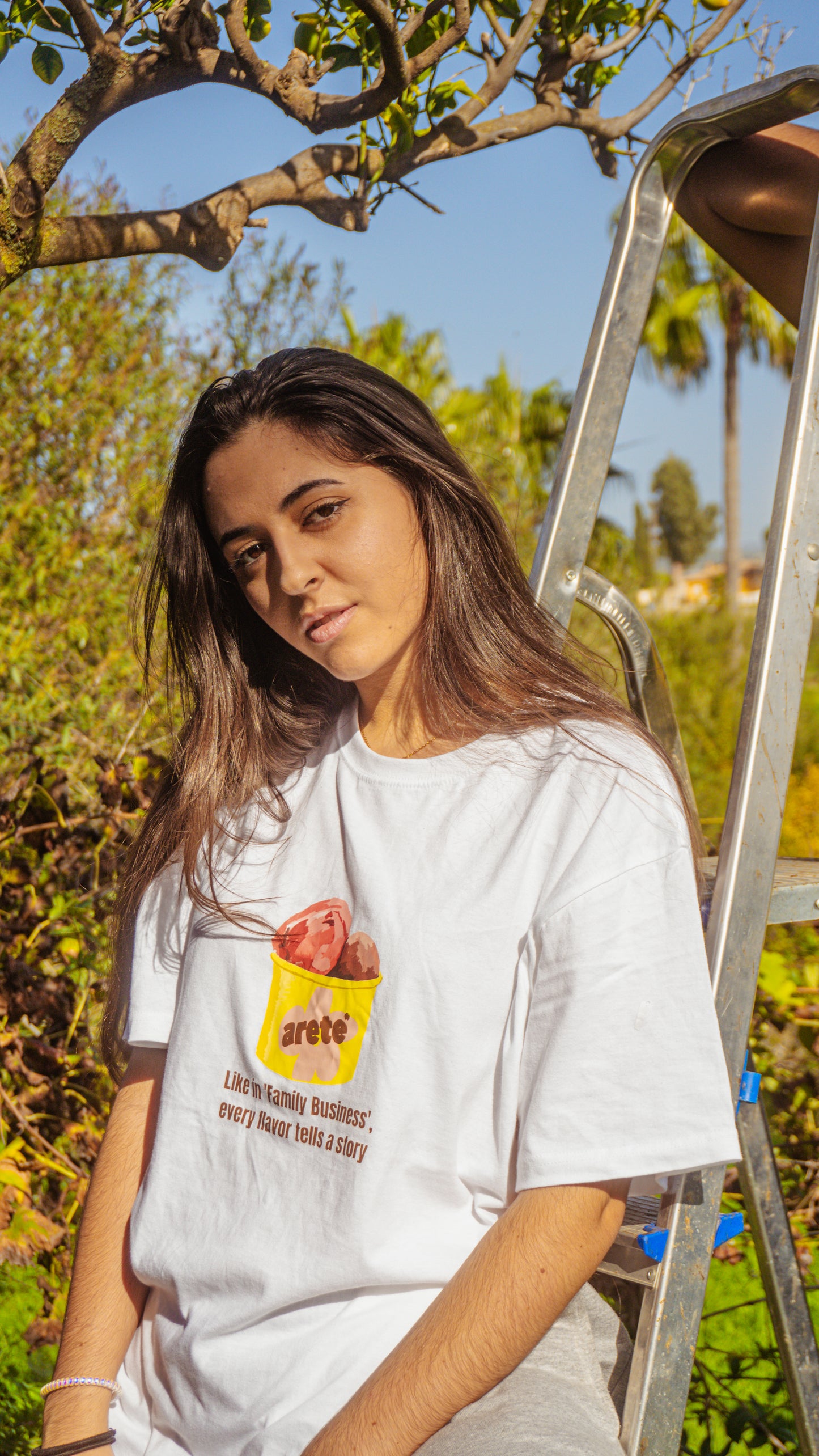 CAMISETA ARETE, ICECREAM - BLANCO || WINTER24