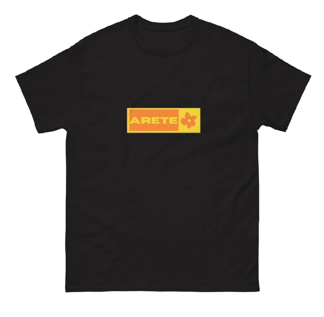 CAMISETA ARETE, BOX LOGO - NEGRO || SPRING24