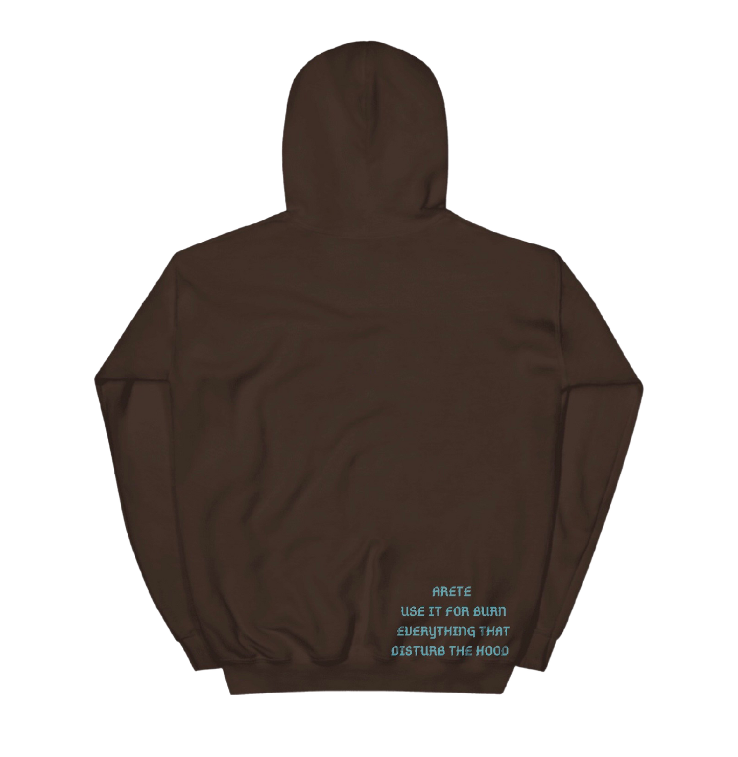 SUDADERA ARETE, NUN BURN - MARRÓN || SPRING24