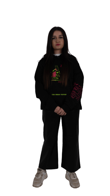 SUDADERA ARETE, ANAKIRI - NEGRO || SPRING23