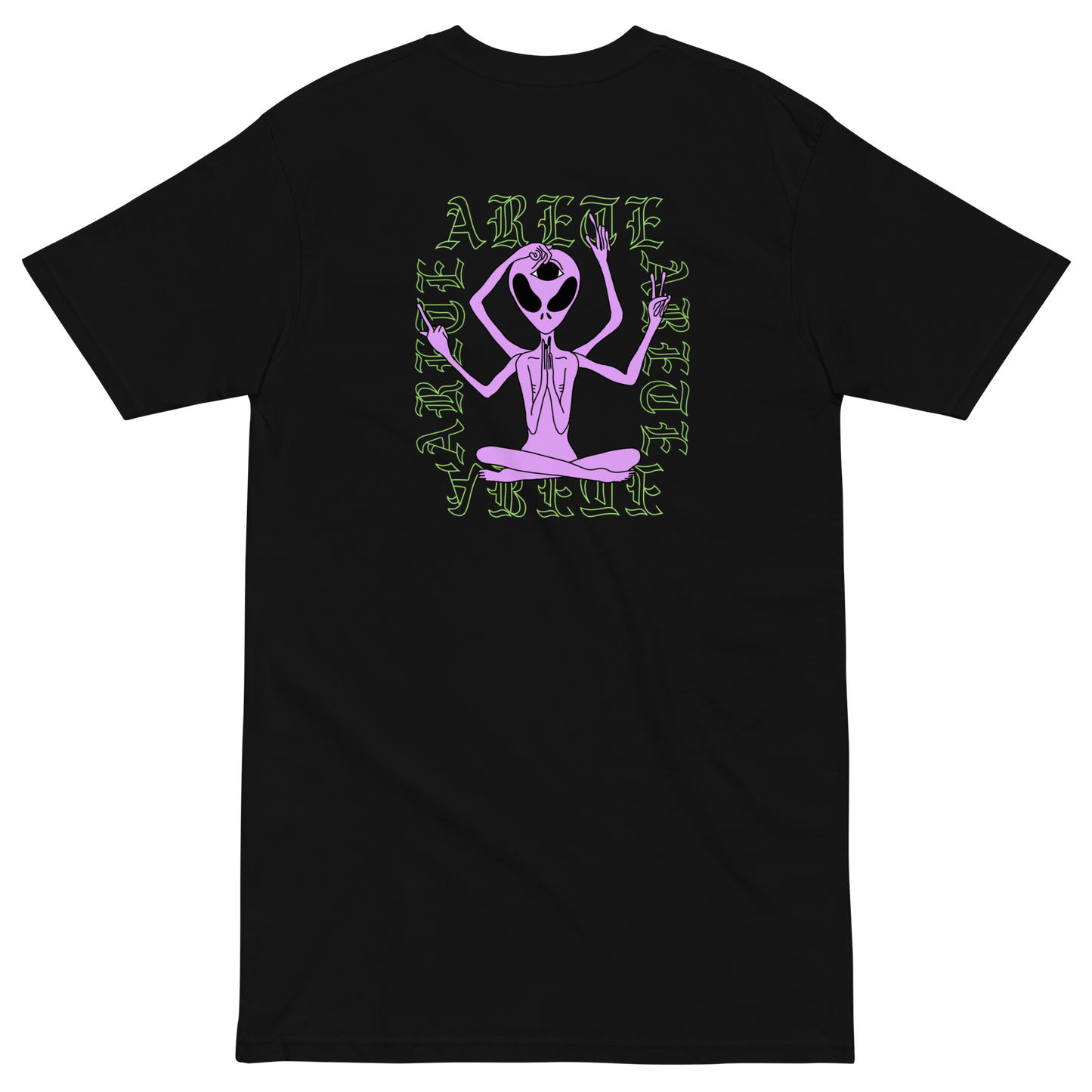 CAMISETA ARETE, ALIEN NUN - NEGRO || AUTUMN22