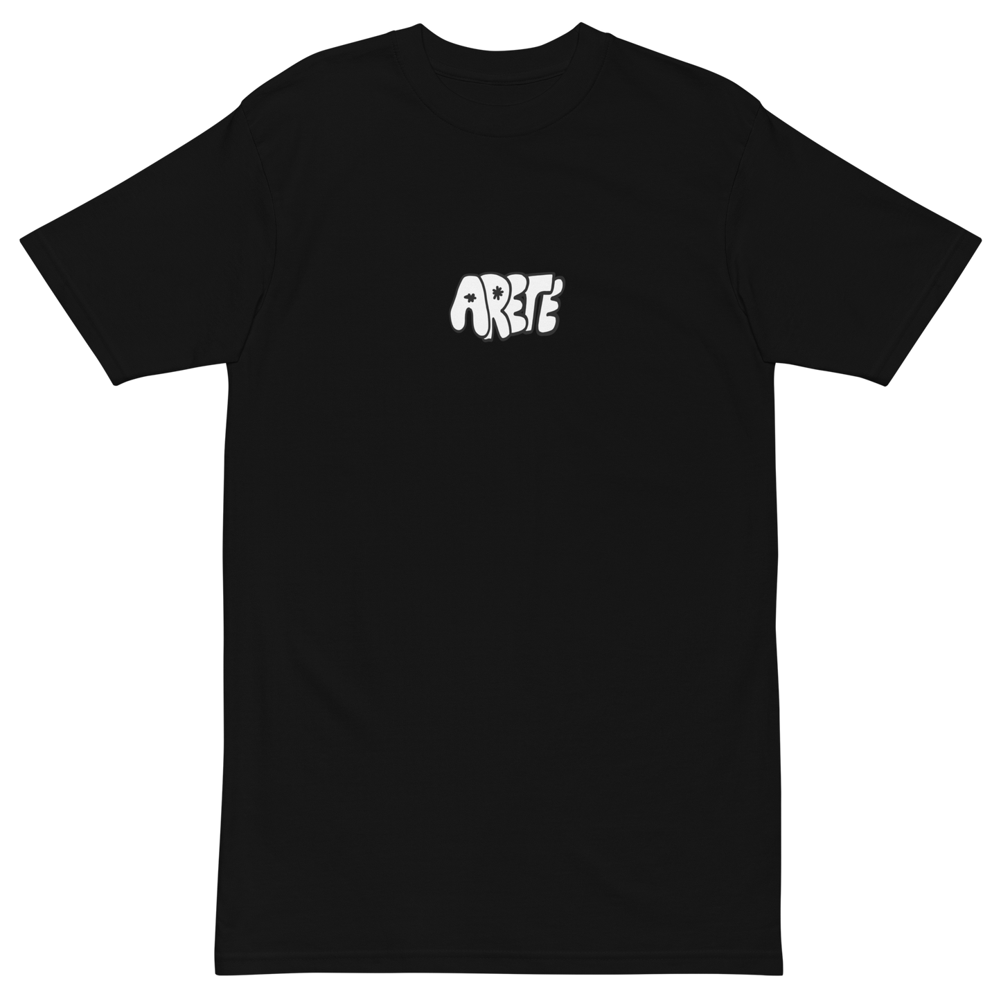 CAMISETA ARETE, GRAFFITI LOGO - NEGRO || AUTUMN21