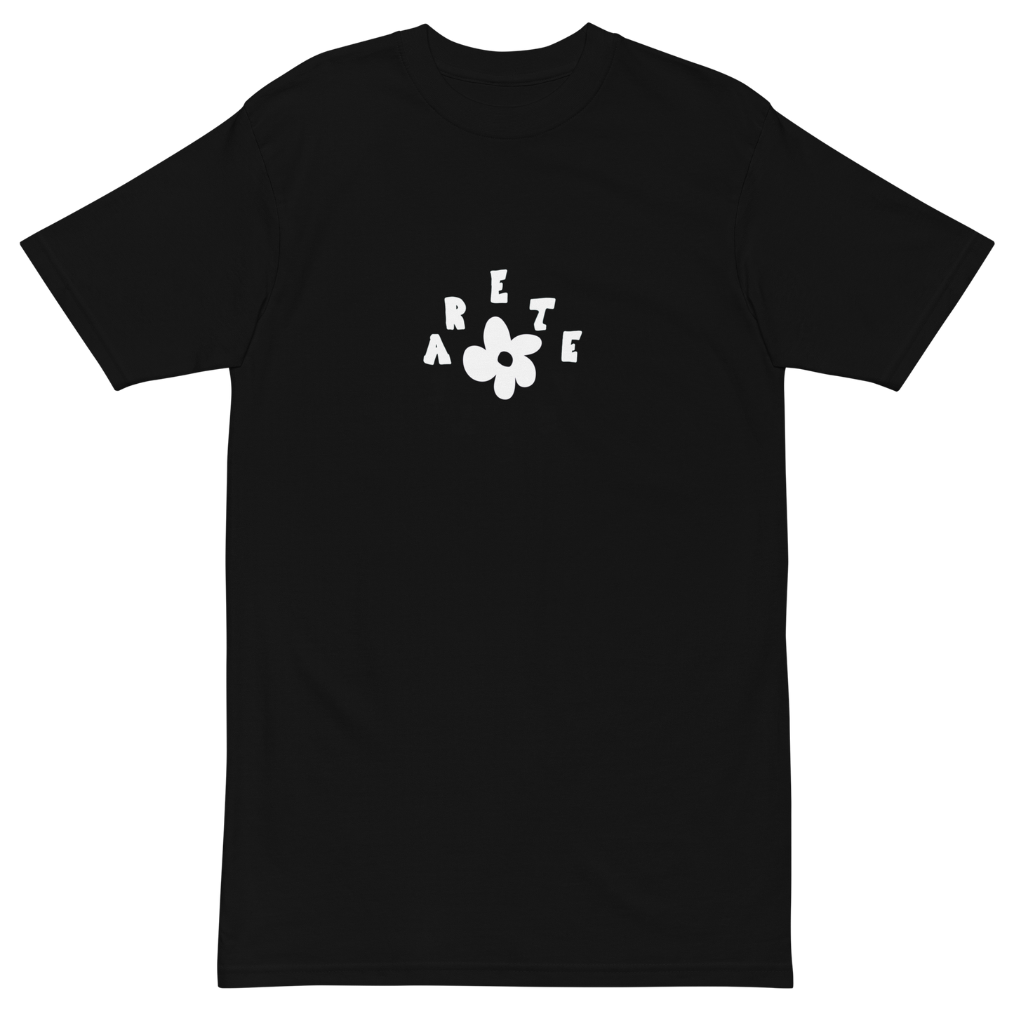 CAMISETA ARETE, BASIC LOGO - NEGRO || AUTUMN22