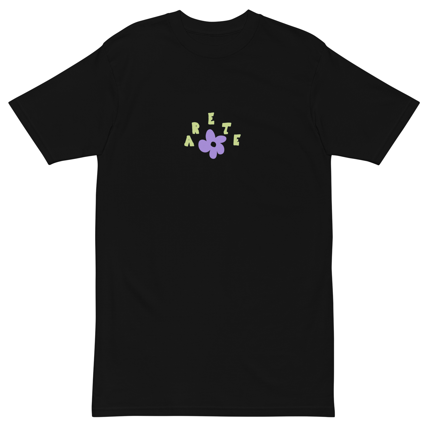 CAMISETA ARETE, MULTICOLOR LOGO - NEGRO || AUTUMN22