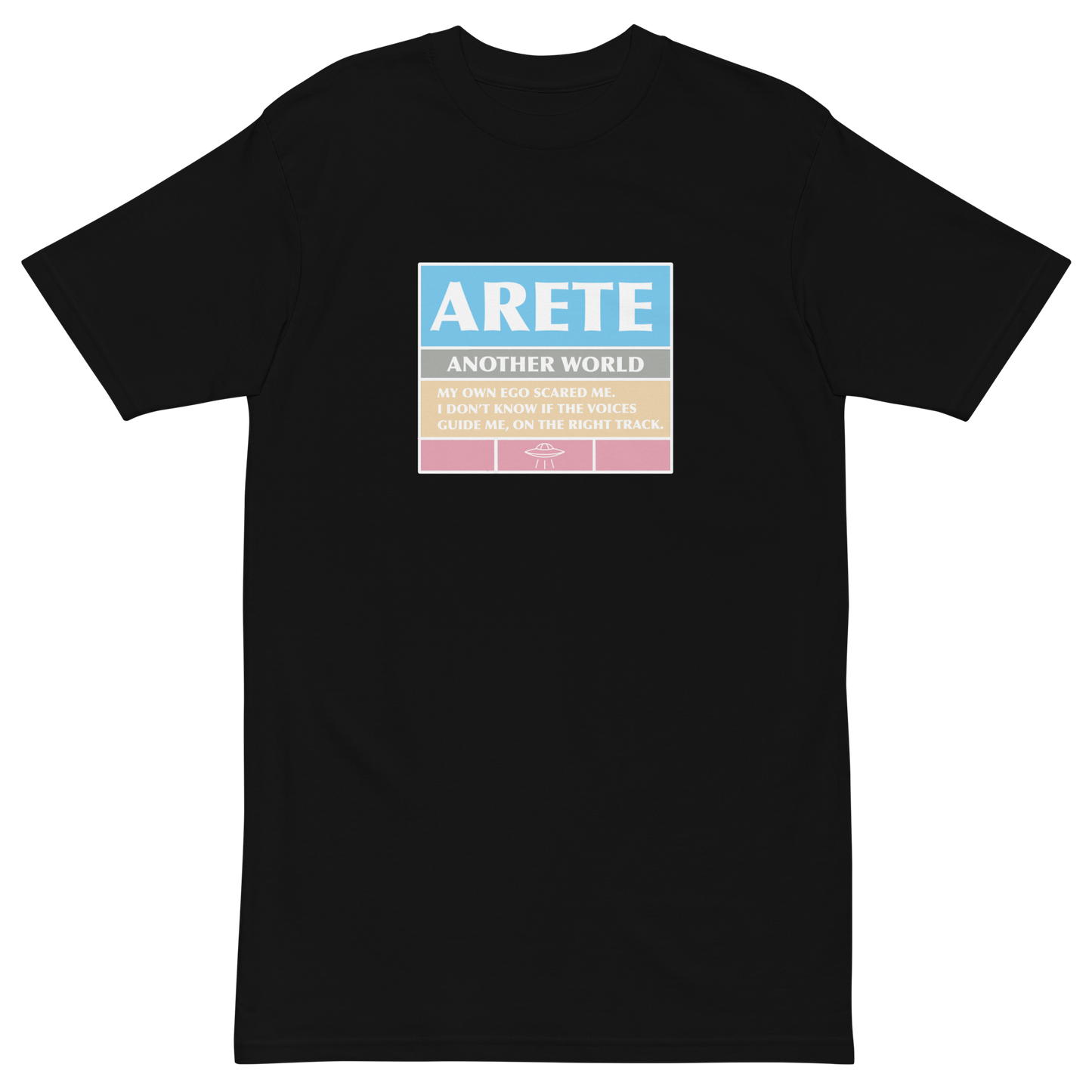 CAMISETA ARETE, ANOTHER WORLD - NEGRO || AUTUMN22