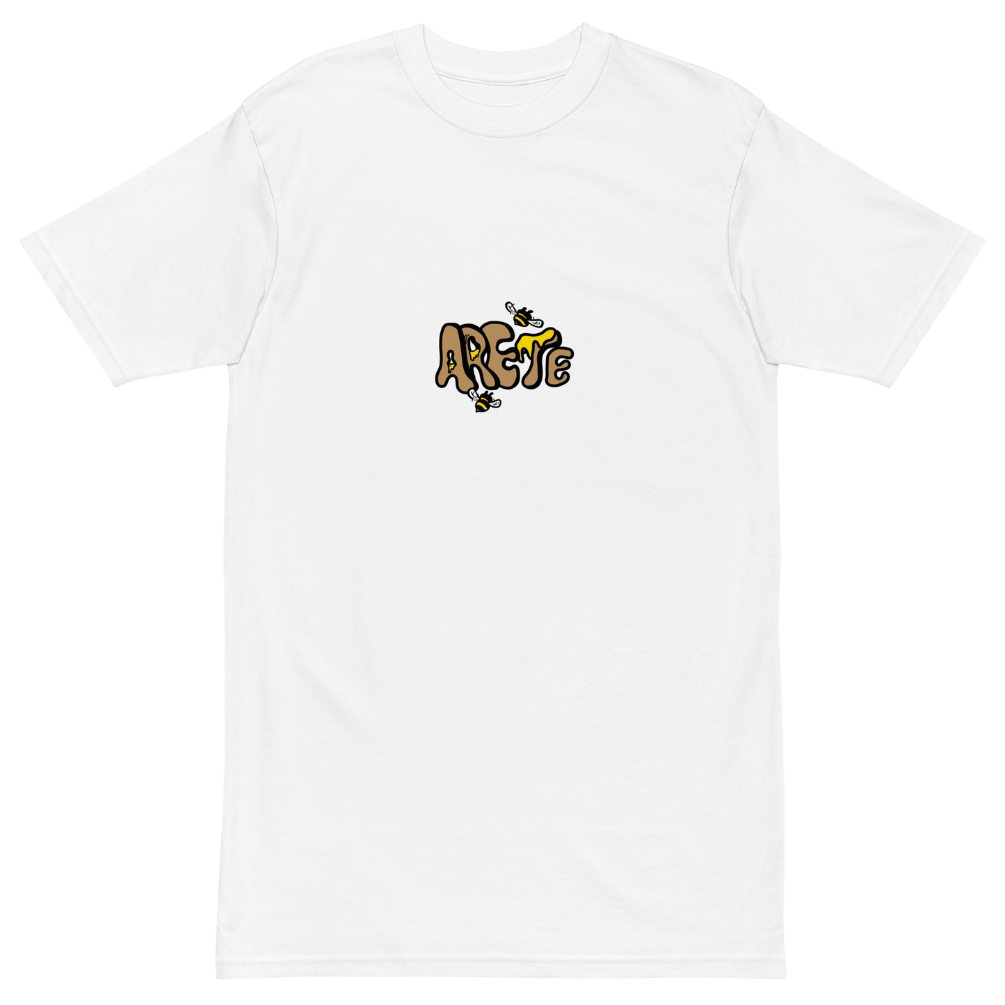 CAMISETA ARETE, BEE LOGO - BLANCO || AUTUMN22