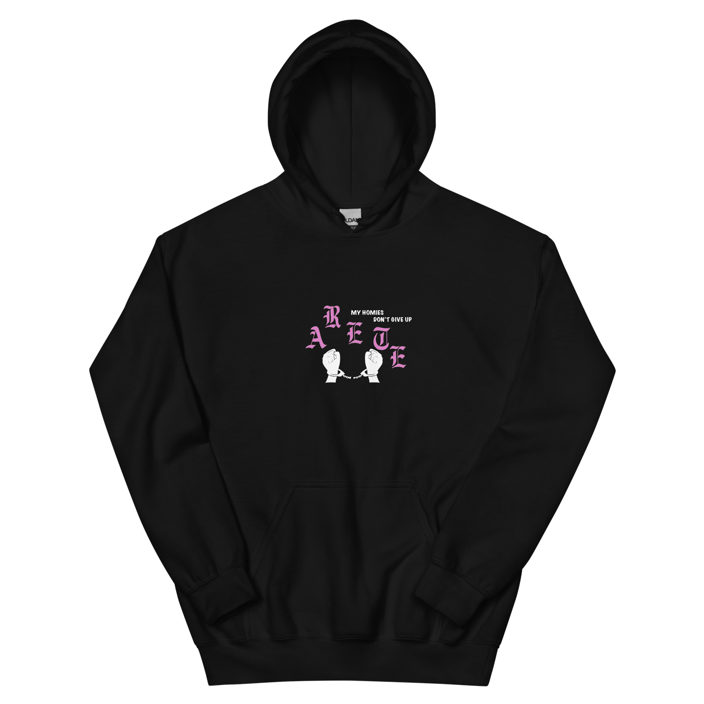 SUDADERA ARETE, MY HOMIES - NEGRO || AUTUMN22