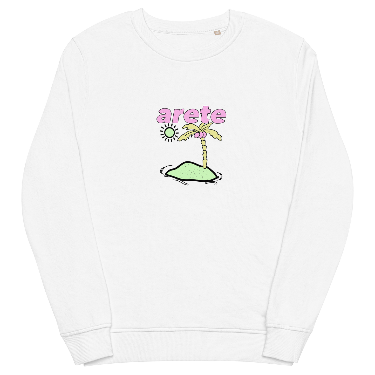 SUDADERA ARETE, SUN-BEACH - BLANCO || AUTUMN22