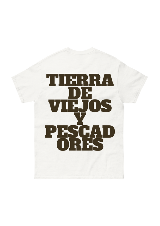 CAMISETA ARETE, VIEJOS Y PESCADORES - BLANCO || SPRING26