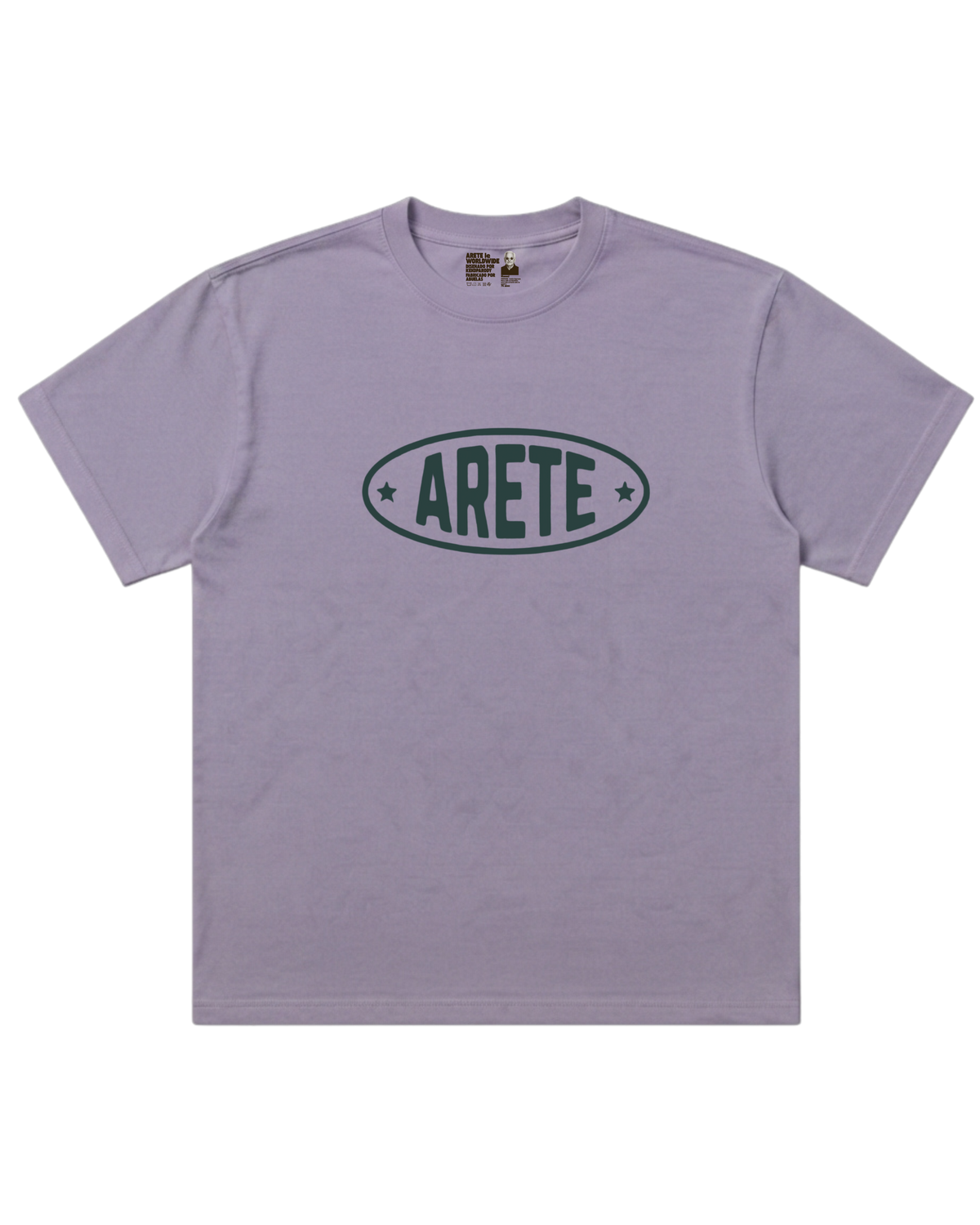 CAMISETA  ARETE, CIRC LOGO - LILA || AUTUMN23
