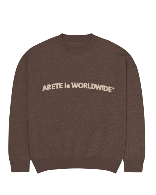 JERSEY ARETE, LET'S GET WORLDWIDE - MARRÓN || SPRING26