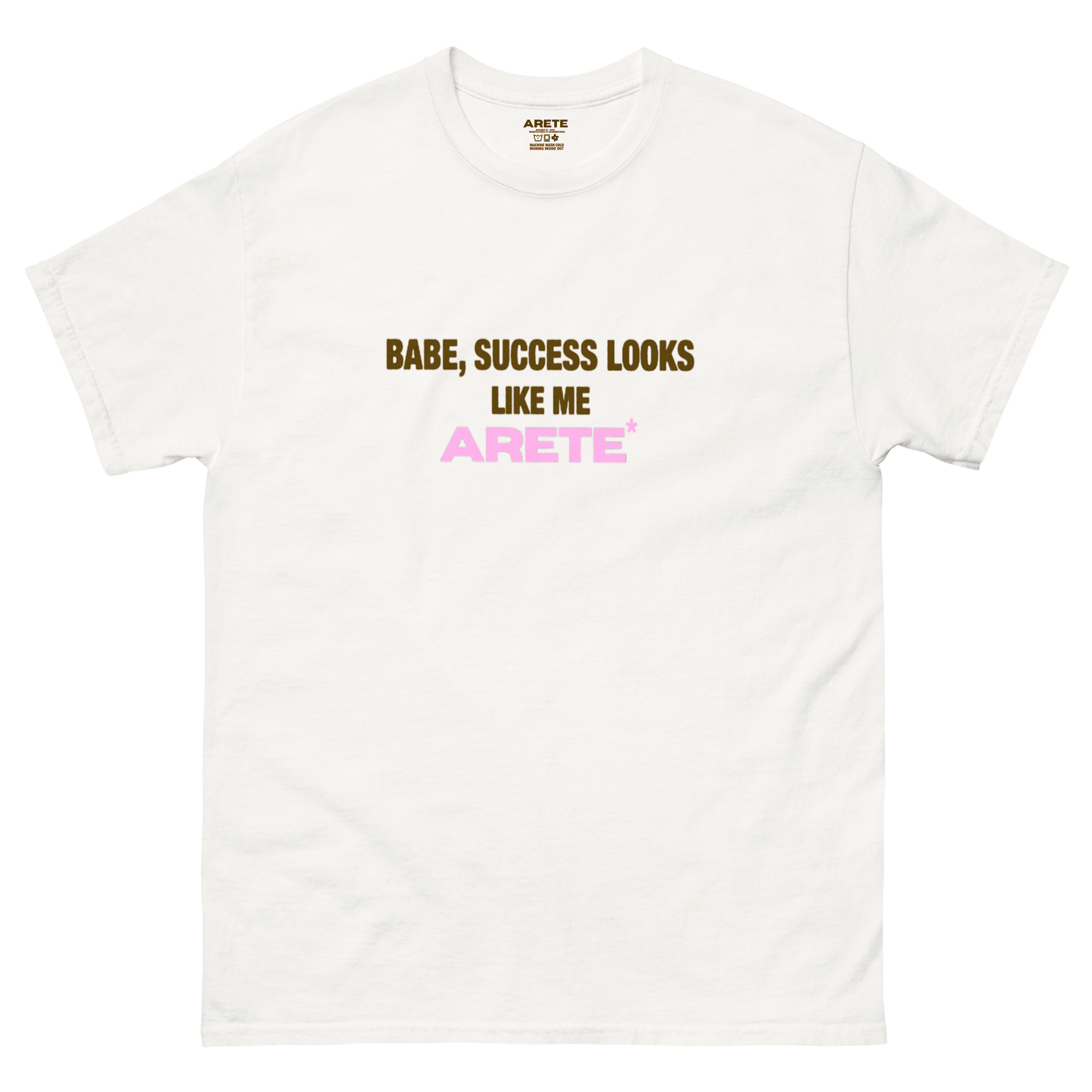 CAMISETA ARETE, SUCCESS - BLANCO || WINTER24