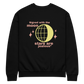 SUDADERA ARETE, THE MOON - NEGRO || WINTER24