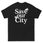 CAMISETA ARETE, SAVE OUR CITY - NEGRO || SPRING26