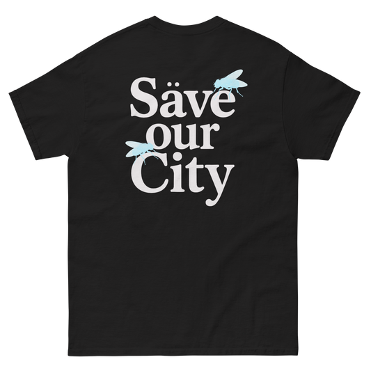 CAMISETA ARETE, SAVE OUR CITY - NEGRO || SPRING26