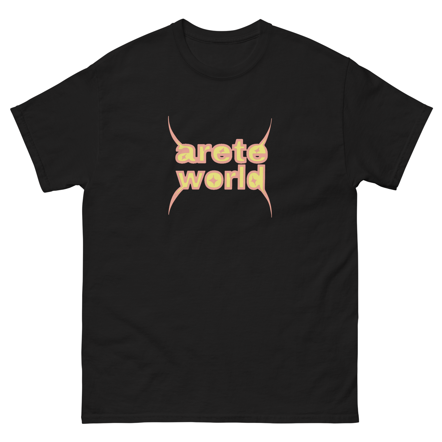 CAMISETA ARETE, THE MOON - NEGRO || WINTER24