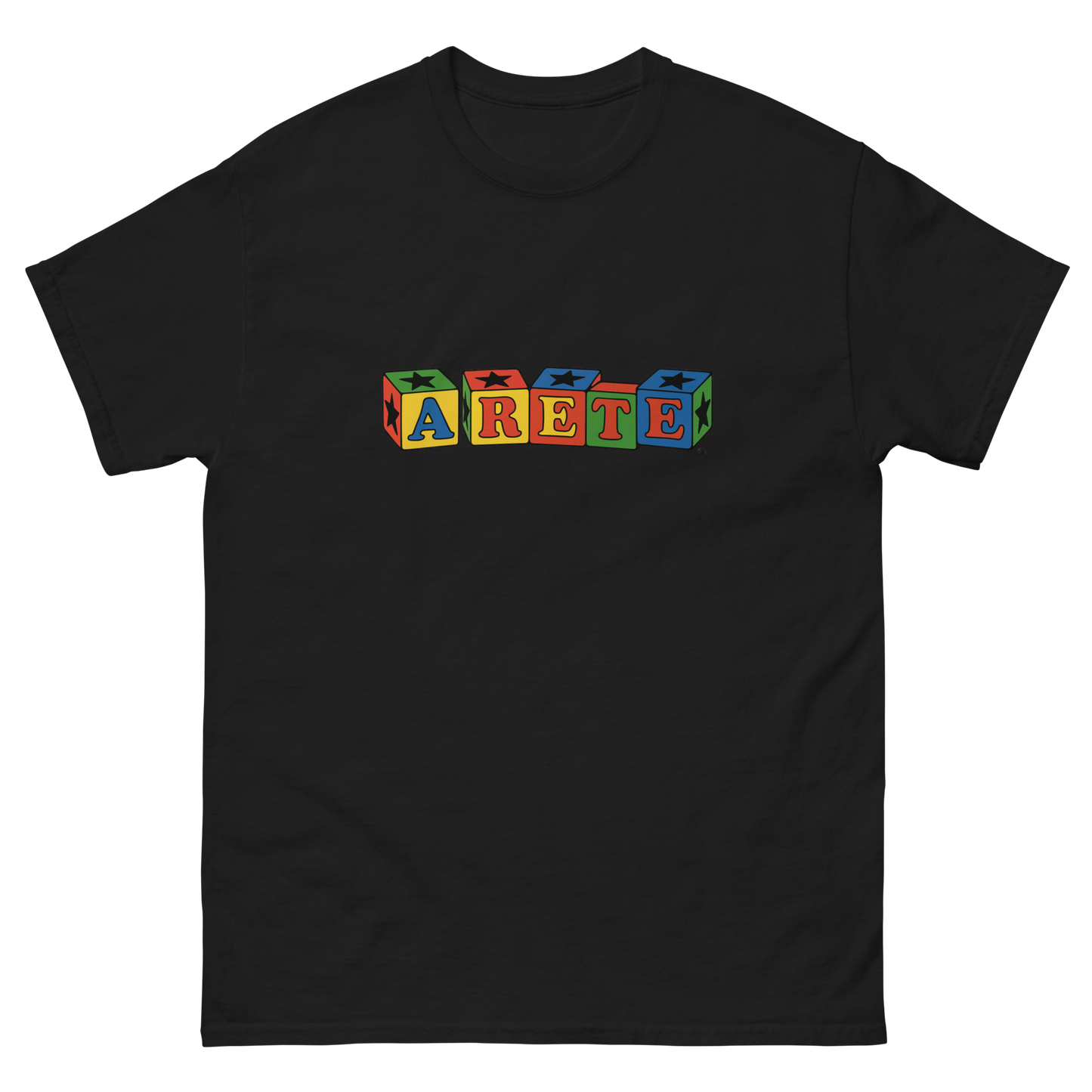 CAMISETA ARETE, GOOD LUCK - NEGRO || SPRING26